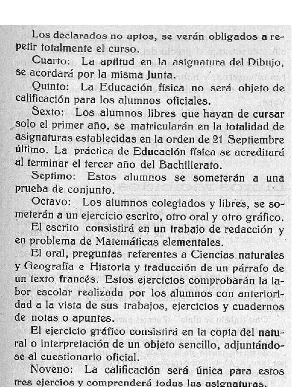 Crónicas de un sueño: Sacarse el bachiller en la II República