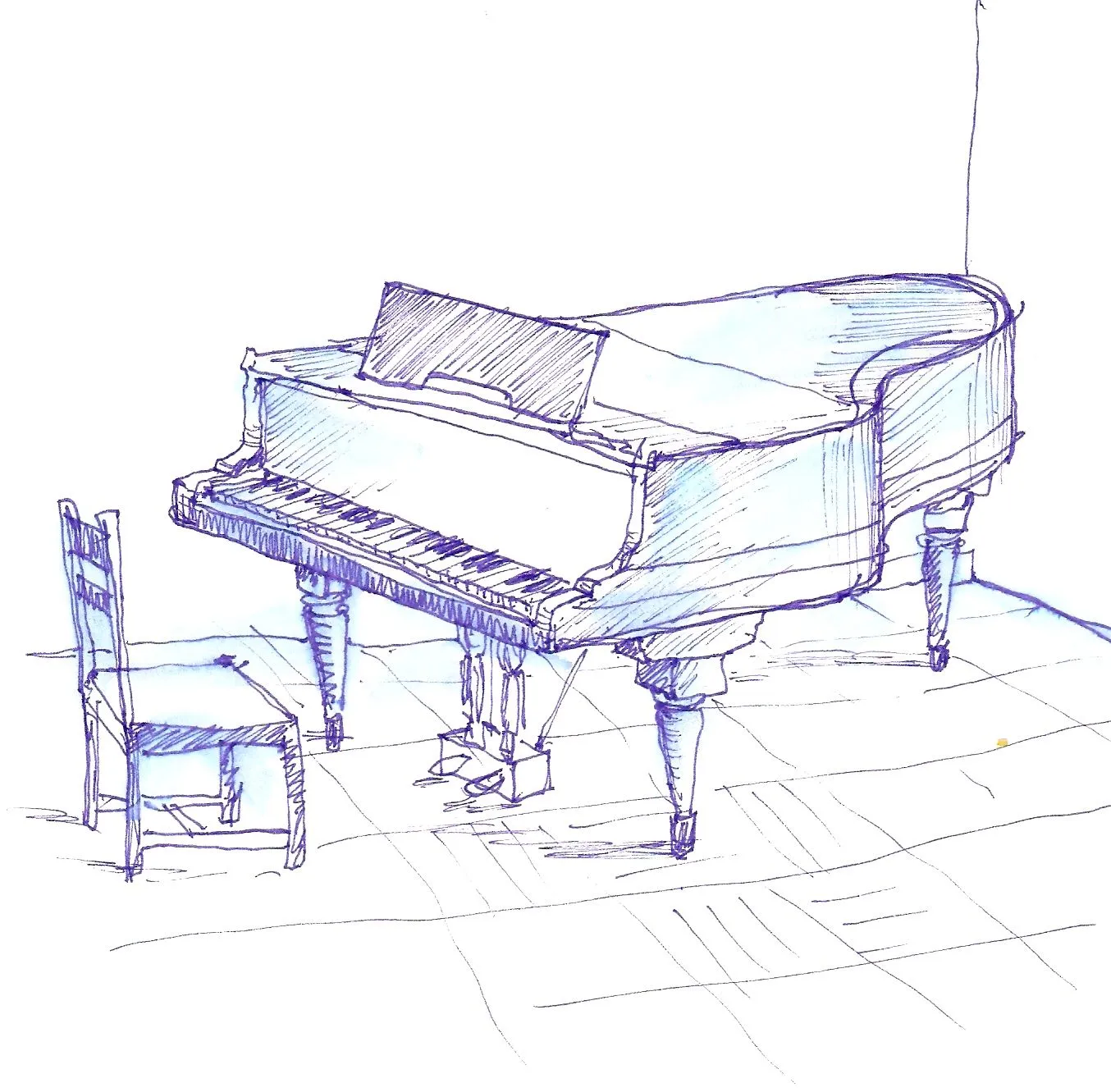 Dibujos De Pianos De Cola Imagui 7896