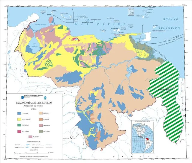 Croquis de venezuela y sus limites - Imagui