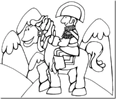 Cruce de Los Andes San Martín para niños | JUGARYCOLOREAR