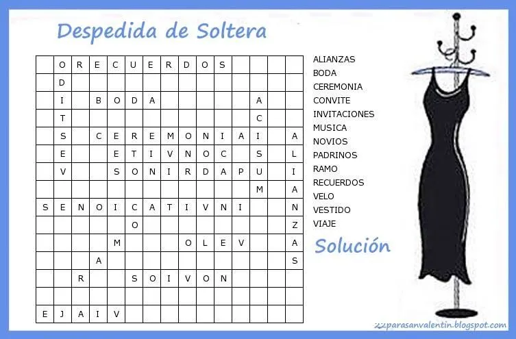 Juegos escritos para despedida de soltera gratis - Imagui