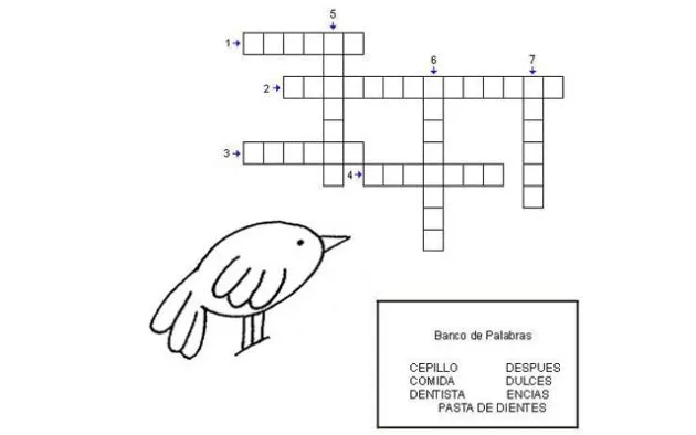 Crucigrama de bebé para imprimir - Imagui