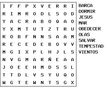 Sopa de letras cristianas para imprimir - Imagui