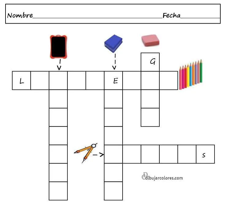 Crucigramas para imprimir para niños de primaria - Imagui