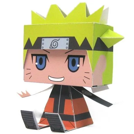 Crunchyroll - Super Cute Naruto & Sasuke Papercrafts Offered in Japan