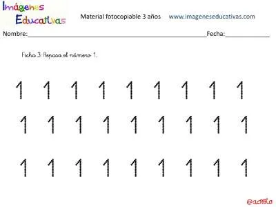 Cuadernillo de 40 actividades para 3 años, Educación Preescolar