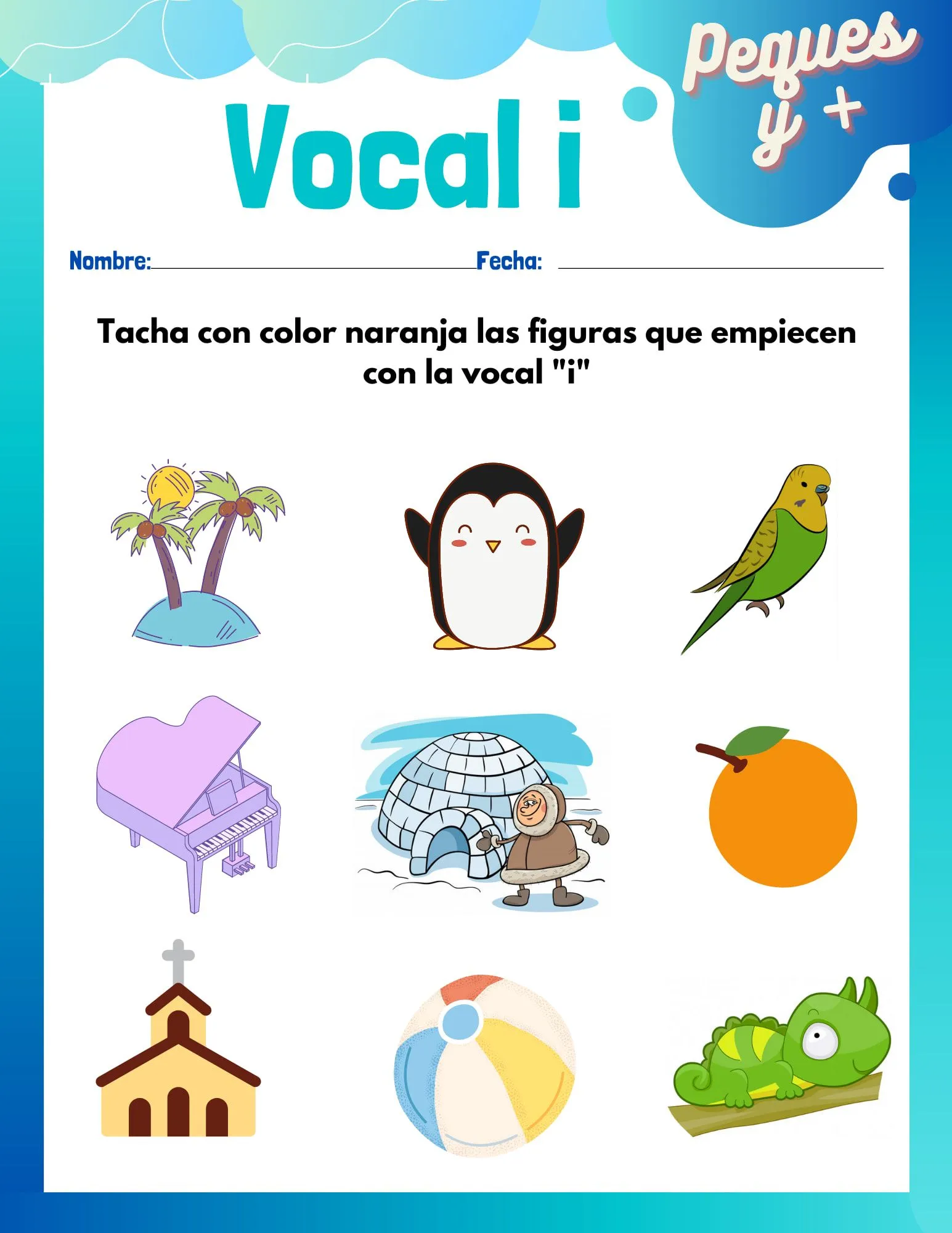 Cuaderno Aprendo las Vocales | Mundo de Rukkia