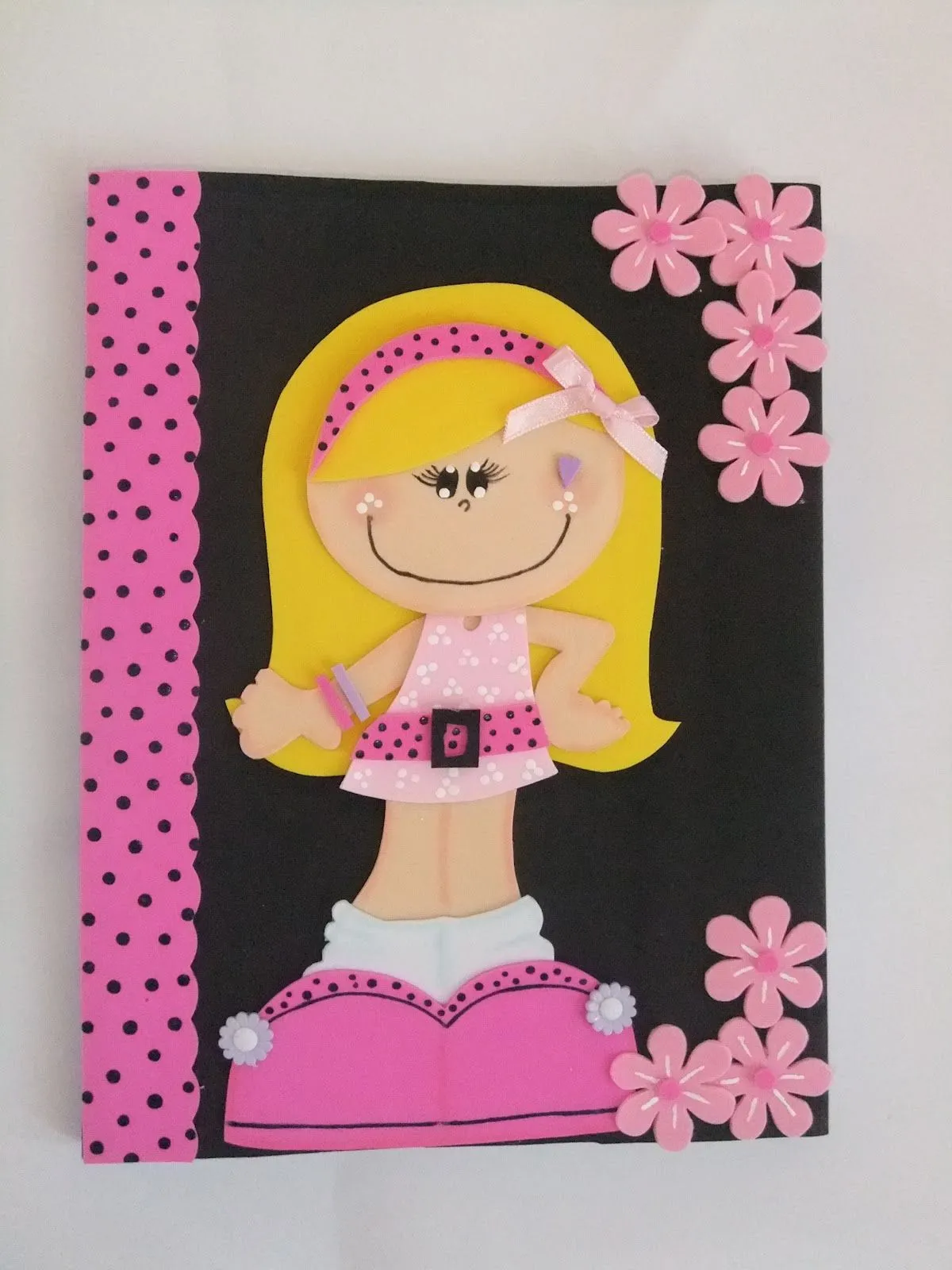 Cuaderno decorado niña fashion | CREACIONES FATYNATY