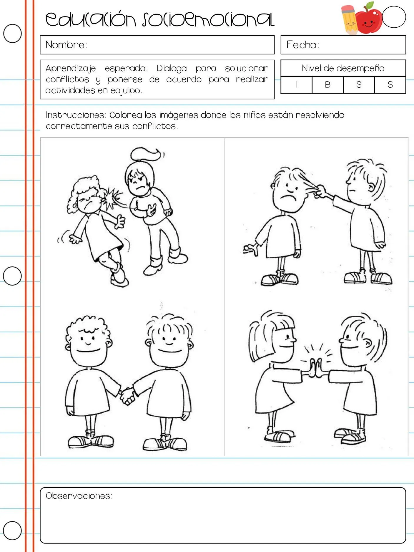 Cuaderno Educación Socioemocional – Imagenes Educativas