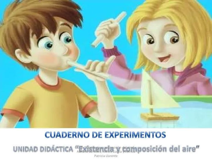 Cuaderno de experimentos del aire