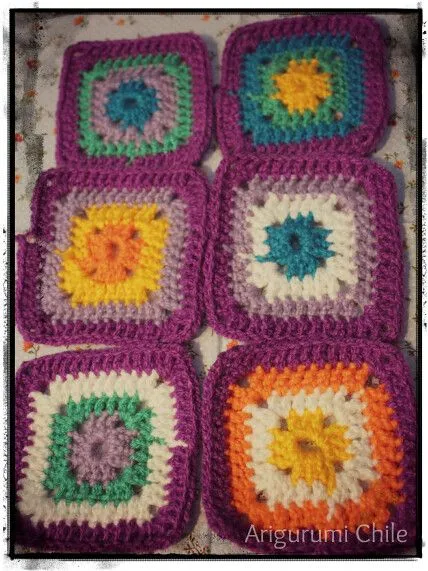 Cuadrados de crochet | Flickr - Photo Sharing!