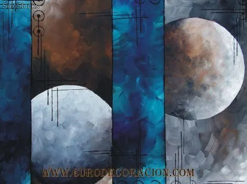 cuadro-abstracto-circulos- ...