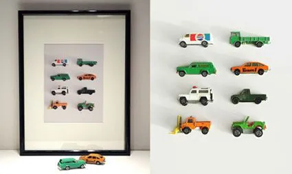 Cuadro de coches para una habitación infantil « Manualidades