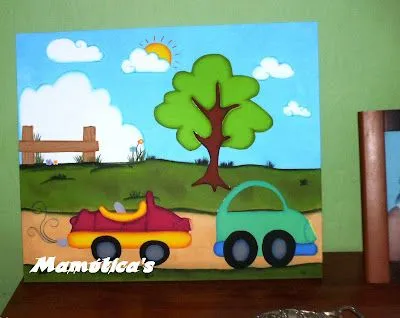 Cuadro para complementar decoración cuarto niño