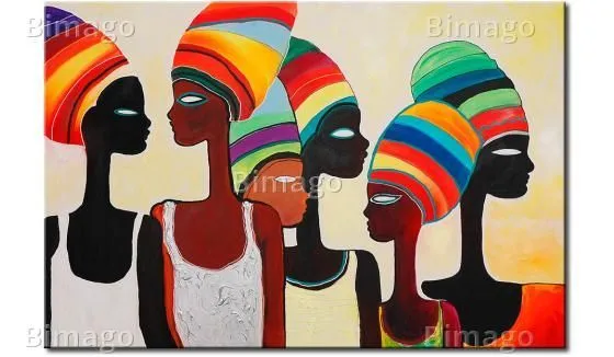 Cuadro moderno Turbantes de colores | pinturas, láminas, posters ...