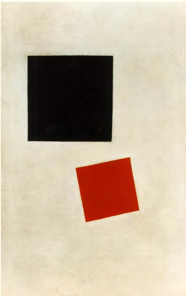 Cuadro negro y cuadro rojo. 1915. | Life Art Group