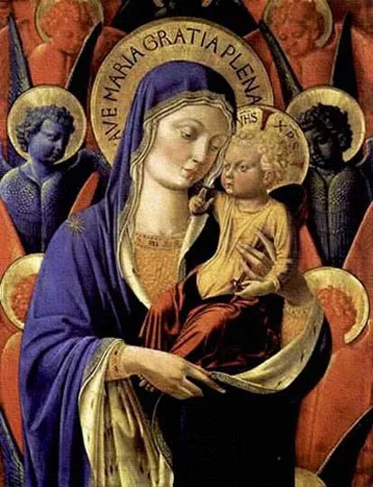 Cuadro religioso por Benozzo Gozzoli.