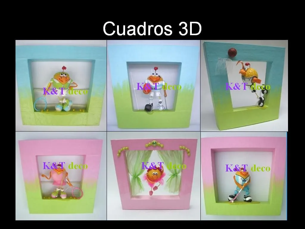 Cuadros 3d Artesanales. Elegí el color y llevate el tuyo!