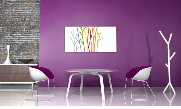 Cuadros abstractos para una decoración de los setenta ...