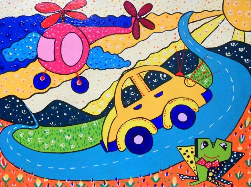 Cuadros abstractos para niñas - Imagui