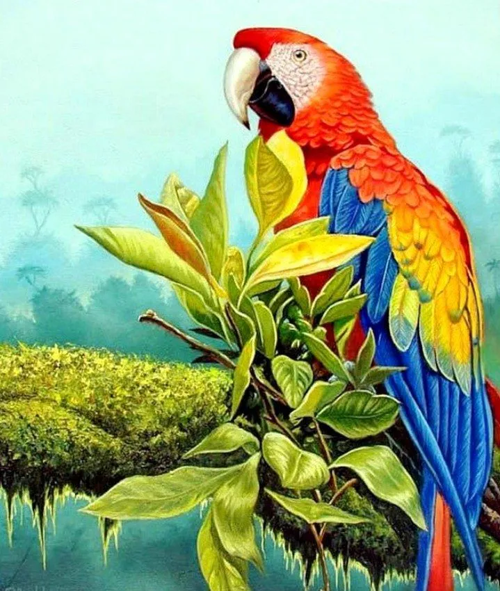 Cuadros con aves pintura óleo | Imágenes de Pinturas