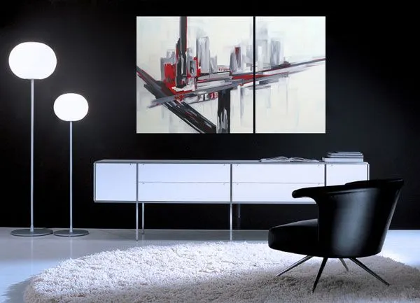 cuadros en blanco y negro « Cuadros Modernos Originales Pintados ...