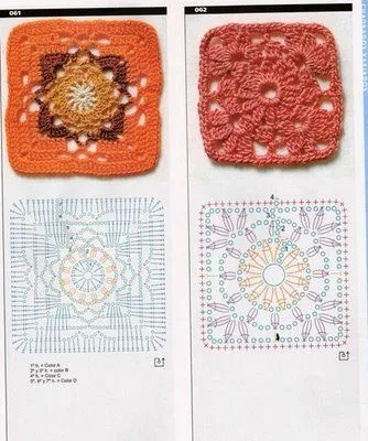 Cuadros a crochet patrones - Imagui