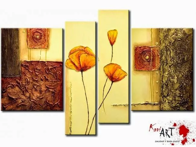 Cuadros Flores Para Sala, Comedor, Dormitorio Desd 250 Soles a ...