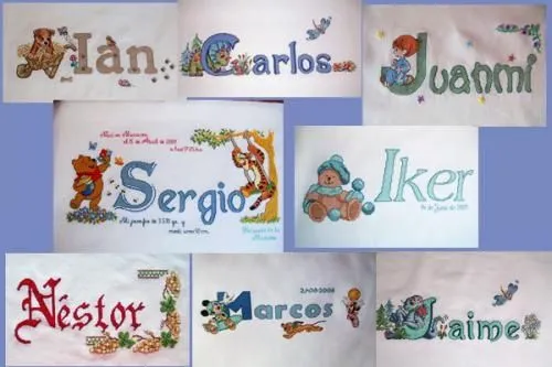 Cuadros infantiles de punto de cruz gratis - Imagui