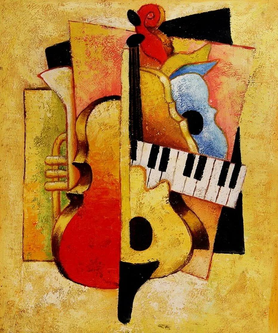 Cuadros de instrumentos musicales - Imagui