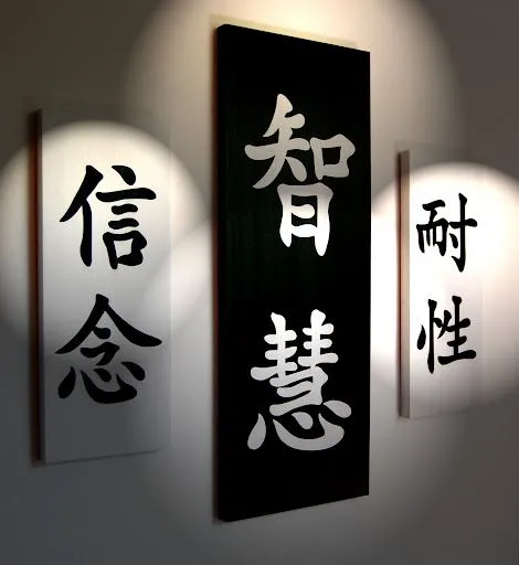 Cuadros letras chinas - Imagui