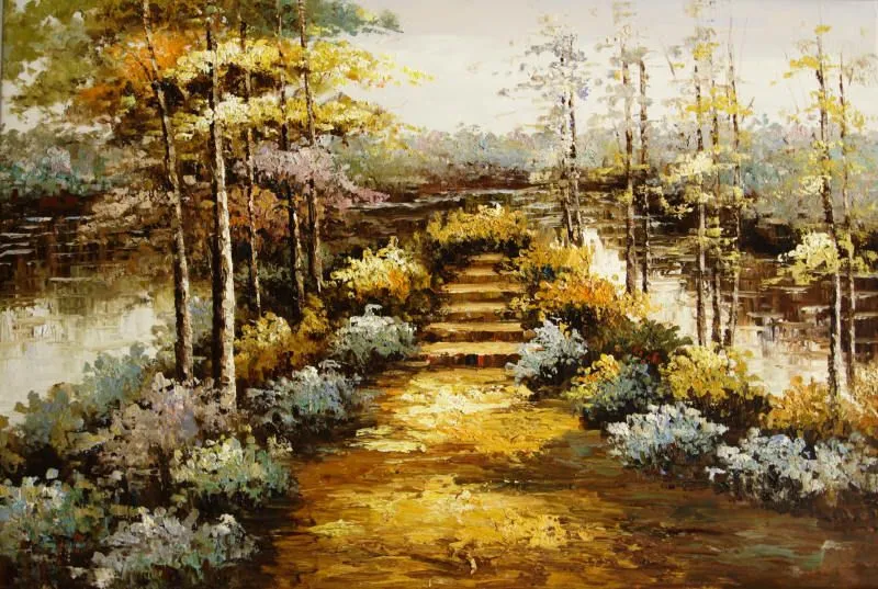 Cuadros modernos, paisajes, cuadros