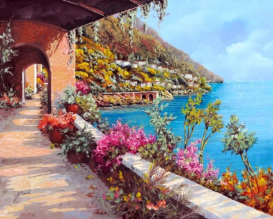 Cuadros de Paisajes al Óleo de Guido Borelli | Imágenes Arte Temático