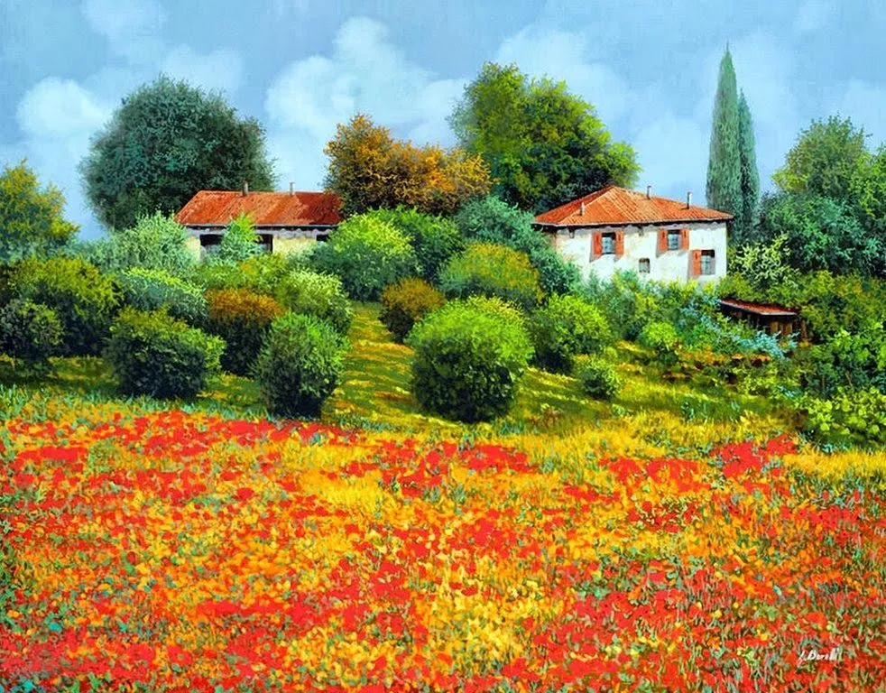 Cuadros de Paisajes al Óleo de Guido Borelli | Imágenes Arte Temático