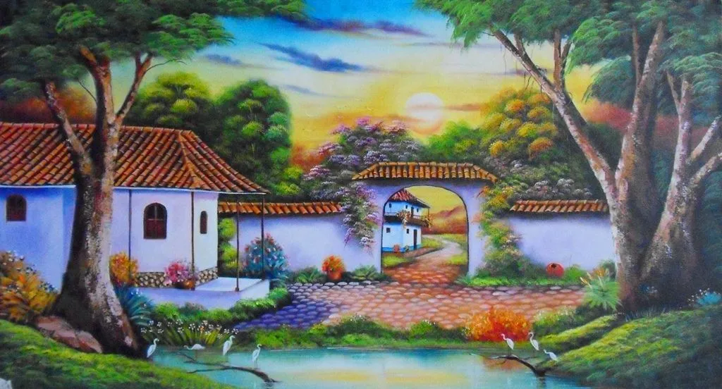 Paisajes y Bodegones en Pintura: Cuadros de paisajes fáciles para ...