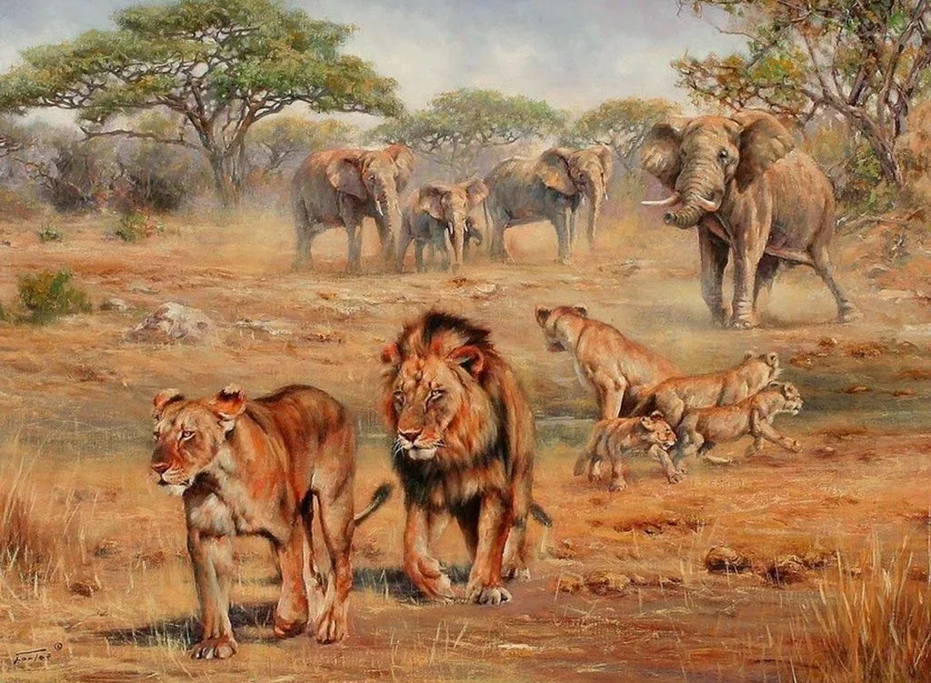 Cuadros de Pinturas: Pinturas, Animales Salvajes, Eric Forlee, China