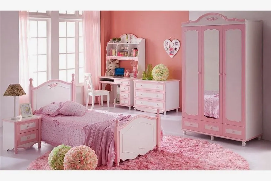 Cuartos de niña en rosa - Dormitorios colores y estilos