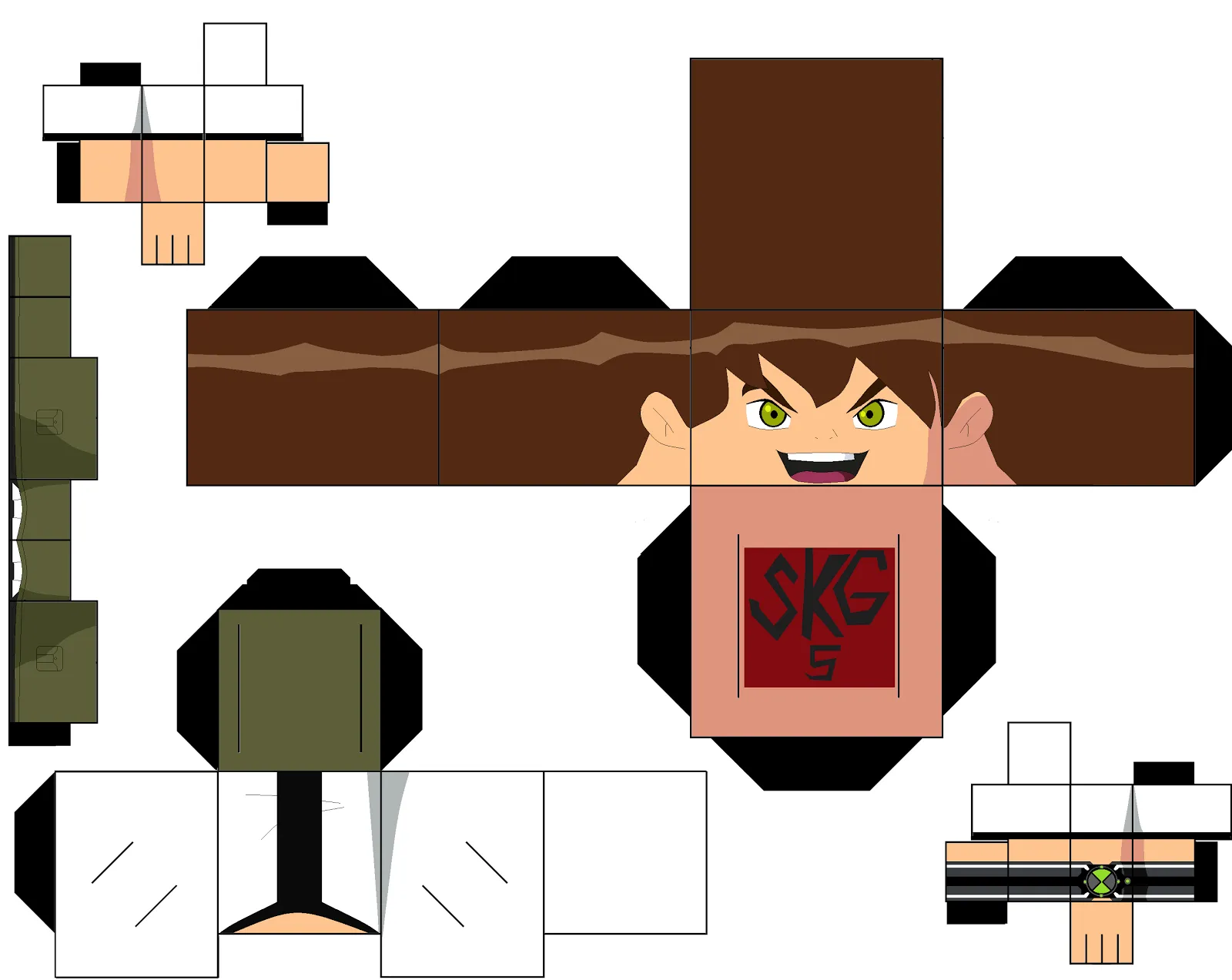 De cubeecraft y algo más: Cubeecraft Ben 10