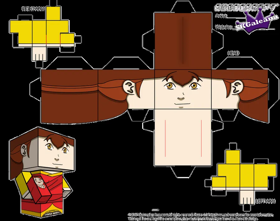Cubeecrafts of Pema and Rohan from Avatar Legend of Korra – SKGaleana