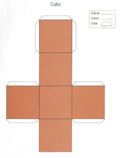 Moldes de figuras geométricas para armar - Imagui