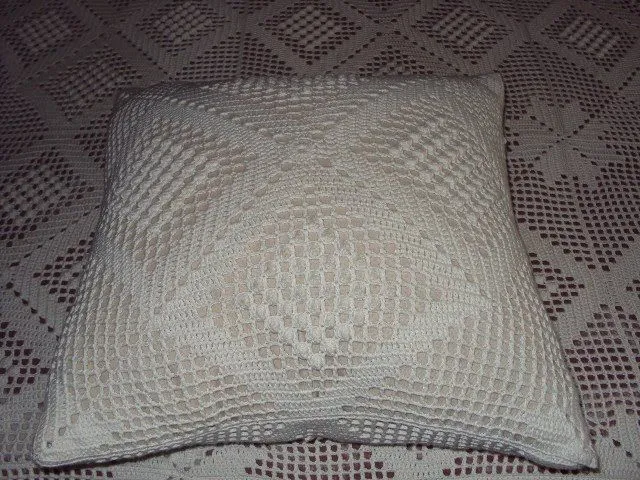 Cubrecama de hilo tejido a crochet - Taringa!