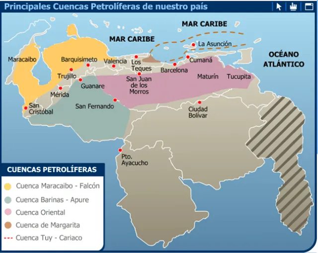 Cuencas petrolíferas de Venezuela