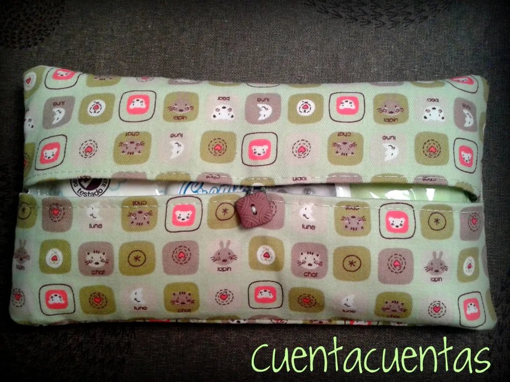 Cuentacuentas Accesorios: Funda de tela para toallitas