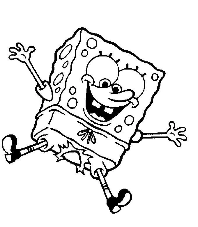 EL CUENTACUENTOS: POST Y DIBUJOS PARA PINTAR - PAINT | Cartoon coloring  pages, Spongebob drawings, Spongebob coloring