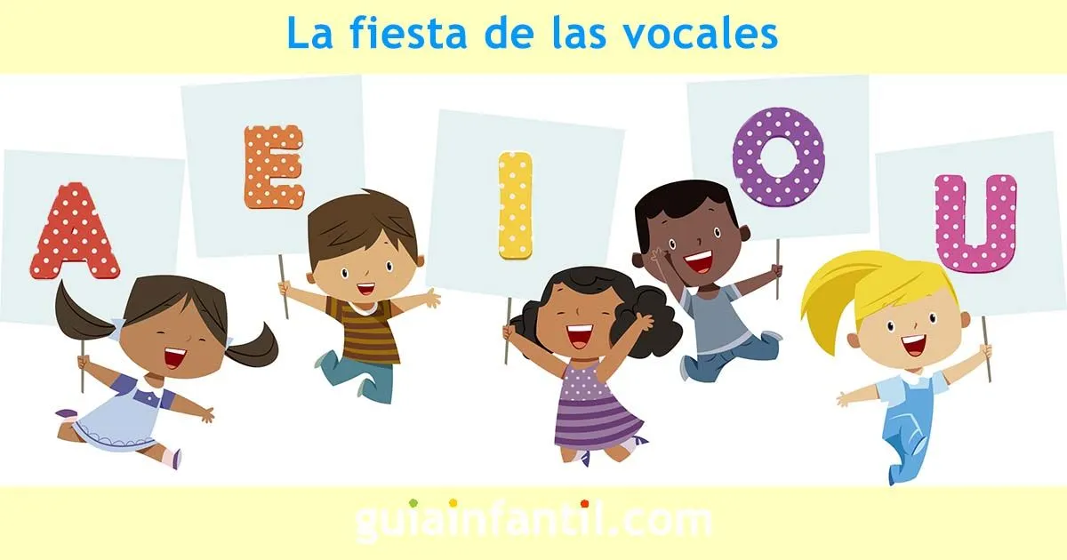 Cuento para aprender las letras. La fiesta de las vocales