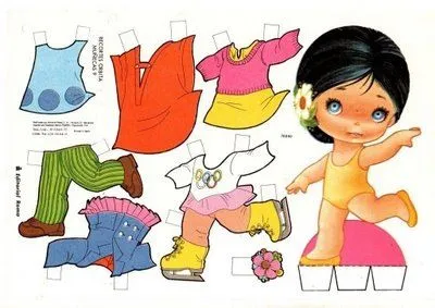 TE CUENTO UN CUENTO: Muñecas de papel para vestir