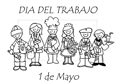 TE CUENTO UN CUENTO: "Día del Trabajo" Dibujos para colorear