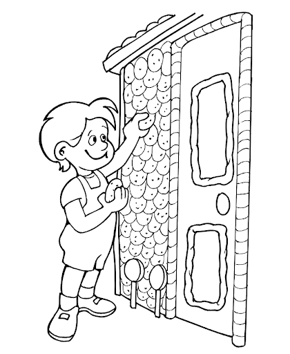 CUENTO DE HANSEL Y GRETEL PARA COLOREAR | Dibujos para colorear