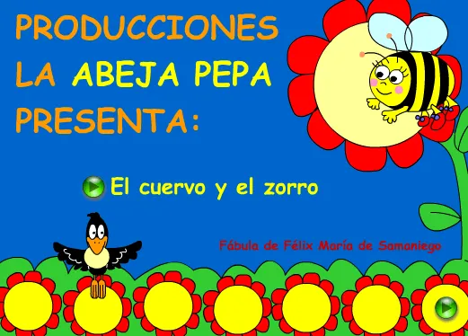 Cuento interactivo: El cuervo y el zorro | Recurso educativo 36159 ...