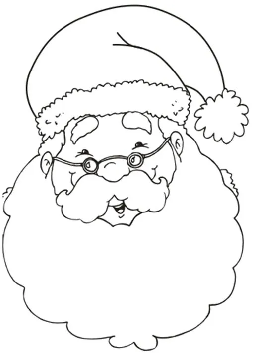 Cuentos de Don Coco: DIBUJO DE PAPA NOEL PARA COLOREAR || Cuentos ...